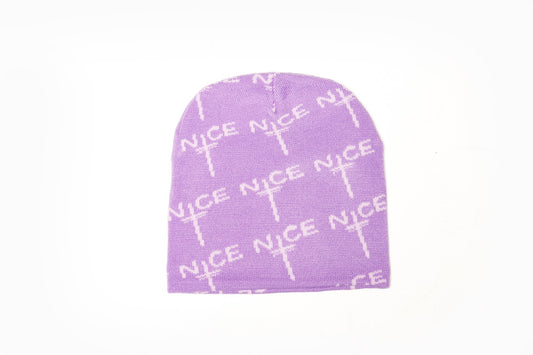 Beanie Hats - Purple Nice Multi